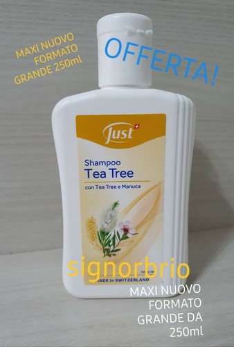 Shampo tea tree - just, formato
