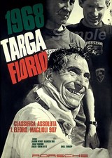 POSTER STAMPA A4 PORSCHE TARGA
