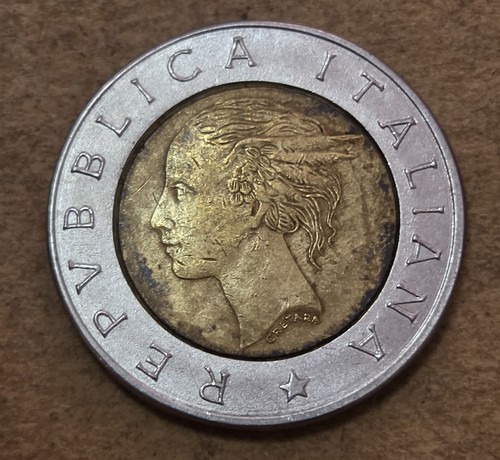 Italy 500 lire coin - italy,