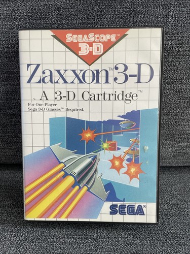 Sega master system zaxxon d - master, 3-d