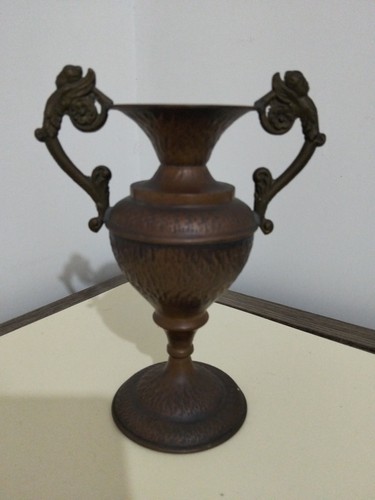 Antico vaso anfora rame - in,