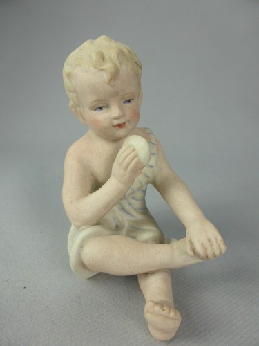 Figurina bambino seduto con - figurina,