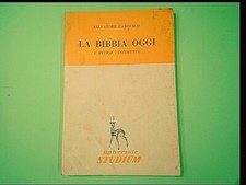 LA BIBBIA OGGI L'ANTICO TESTAMENTO GAROFALO UNIVERSALE STUDIUM 1959