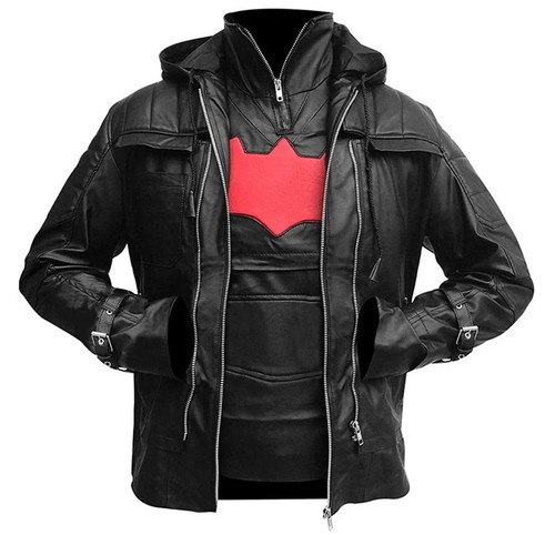 Giacca gilet pelle arkham - giacca, in