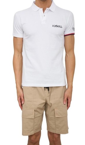 Iceberg polo piquet biano - iceberg,