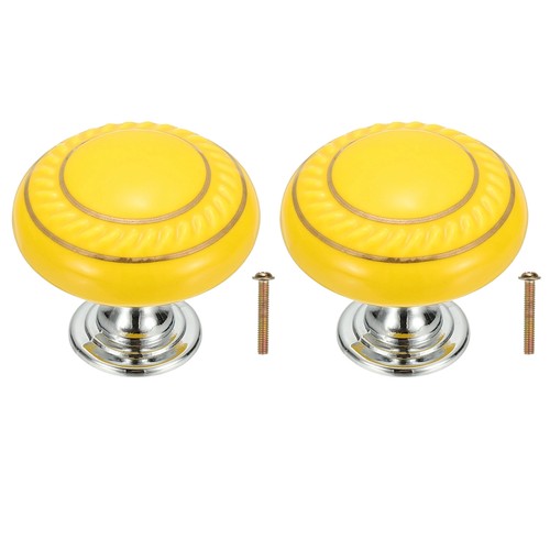 2pcs vintage yellow inch - 2pcs,