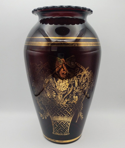 Vaso anchor hoover vetro - vaso, rosso