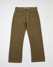 Pacific trail jeans uomo usato W32 tg 46 gamba dritta boyfriend beige T6941