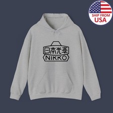 Nippon Kogaku Kogyo Nikon fotocamera Giappone uomo grigio taglia dalla S alla 3XL