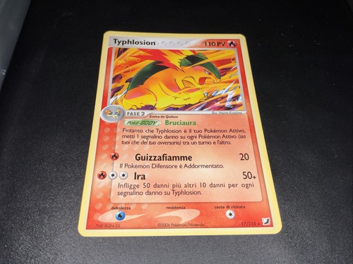Pokemon typhlosion 115 - typhlosion, ex