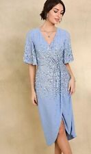 Abito Avvolgente In Paillettes