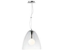 Lampadario vetro trasparente