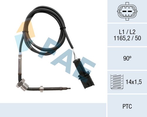Sensore temperatura gas - , di