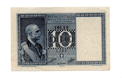 Dieci lire imperiale - dieci,