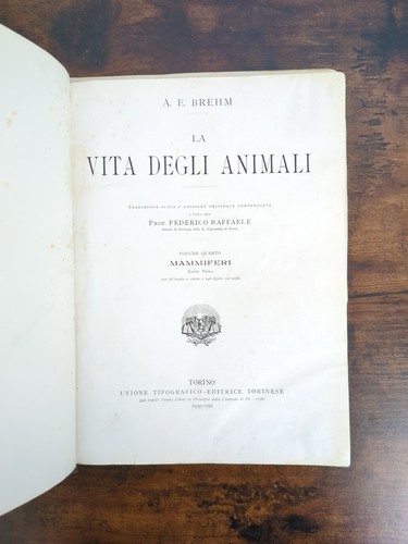 Brehm vita degli animali - brehm, la