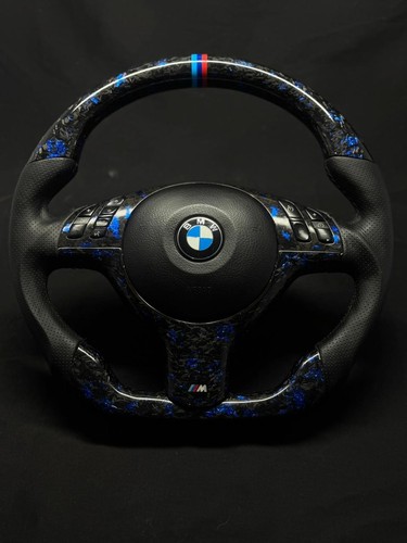 Volante bmw vera fibra - volante, di