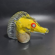 Scultura testa di cavallo in