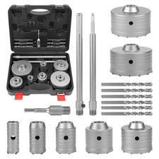 16 Pcs Carotatrice Muro Set