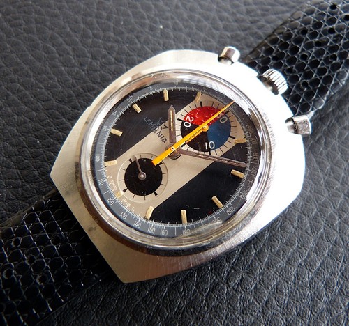 Lemania rare bullhead ref - lemania,