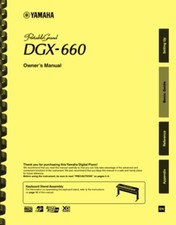 Yamaha DGX-660 Tastiera