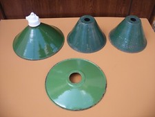 lot 4 abat jour conique tôle