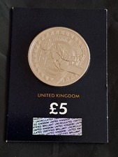 Moneta da 5 sterline 2025 Freddie Mercury certificata fior di conio non circolata
