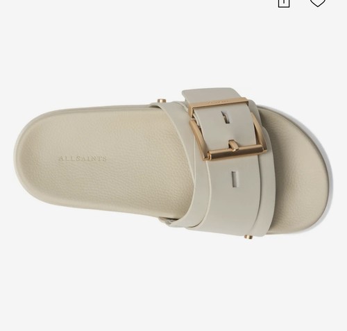 Sandalo slider allsaints crema - slider,