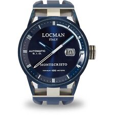Locman orologio uomo Montecristo meccanico automatico S.I.O. quadrante blu