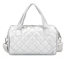 Borsa a tracolla donna argento