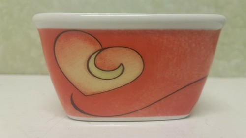 Vasetto cuore fine porcellana - cuore,