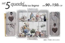 SET 5 QUADRI QUADRO PARETE