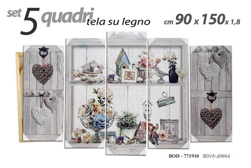 Set quadri quadro parete - set, 5
