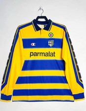 Maglia calcio Parma FC 1999-00 Home M manica lunga vintage usata