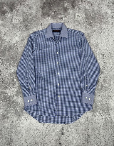 Etro button check shirt - up,