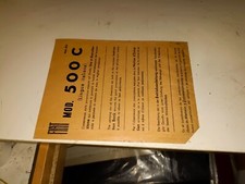 VECCHIA BUSTA PUBBLICITARIA FIAT 500