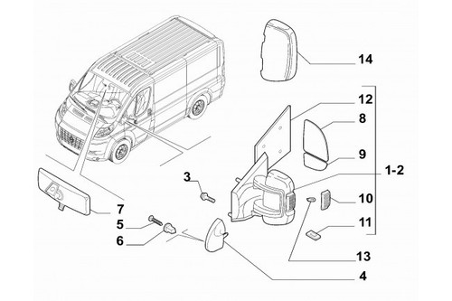 71748248 vetro sinistro fiat - sinistro,