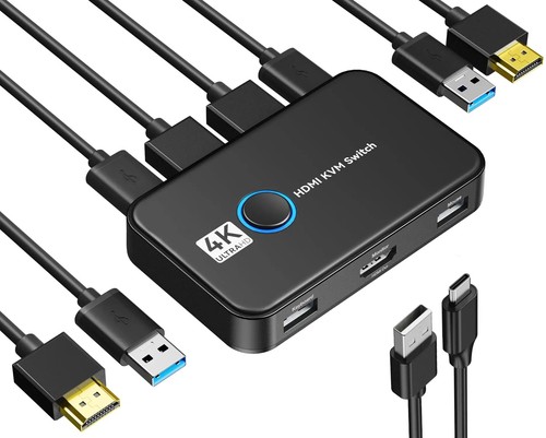 Kvm switch hdmi porte - porte, usb
