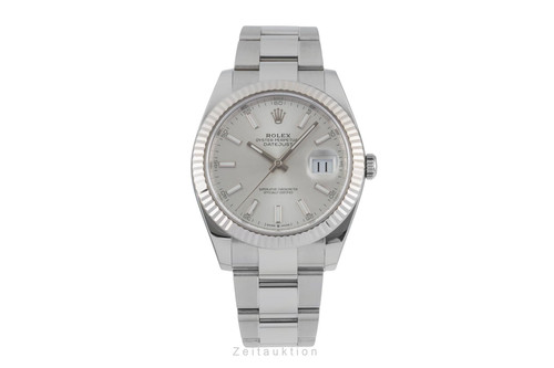 Rolex datejust silver dial - silver,