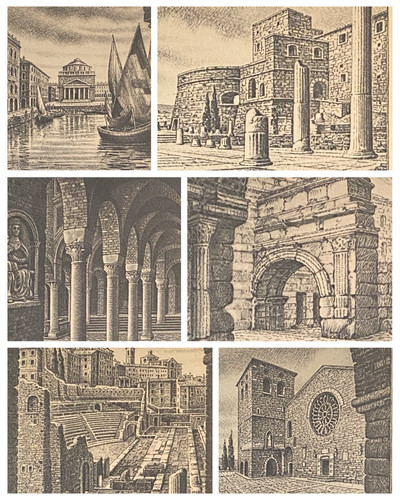 Serie cartoline trieste - trieste,