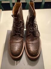 Scarponcini HAL artigianali invernali marroni uomo Tg. 42 1/2