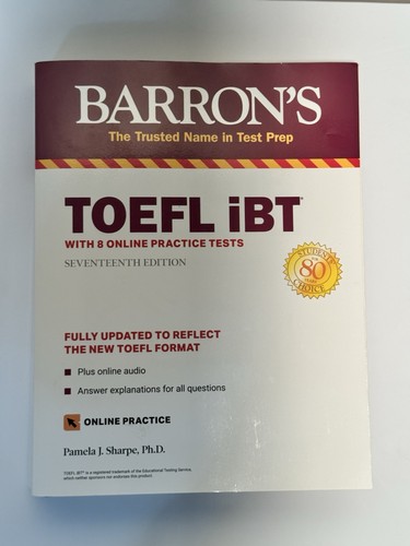 Barron toefl ibt - ibt:, 8