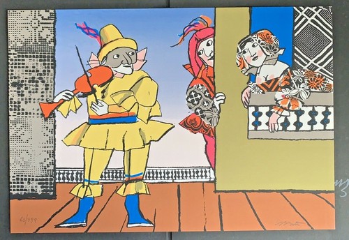 Emanuele luzzati serigrafia - emanuele, a