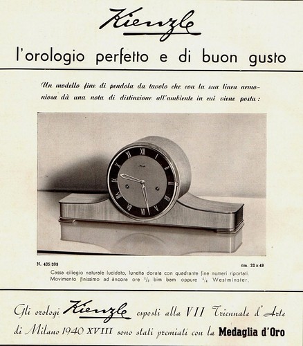 Pubblicita 1940 kienzle - 1940,