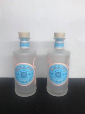 Lotto Pz 2 Bottiglie Vuote GIN MALFY ROSA Da Collezione Lampade Candele