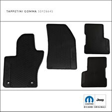 TAPPETINI GOMMA JEEP RENEGADE 2018 PH13985 4PZ 50928645 RICAMBI ORIGINALI 