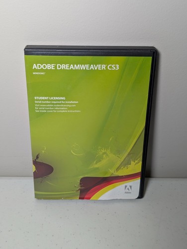 Vintage adobe dreamweaver - adobe, cs3