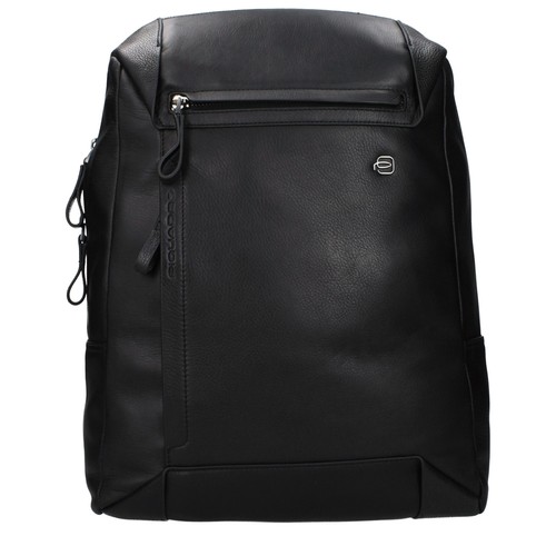 Piquadro black leather - black,