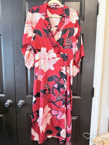 Maxi abito donna zara rosso - donna,