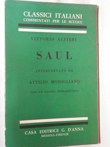 Saul vittorio alfieri - saul,