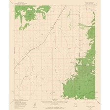 Topographical Map - Apache